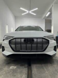 audi e-tron антихром полировка кузова