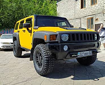 HUMMER H3 покраска в раптор + антихром - AUTOROOM KZ ALMATY DETAILING STUDIO