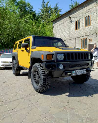 HUMMER H3 покраска в раптор + антихром - AUTOROOM KZ ALMATY DETAILING STUDIO